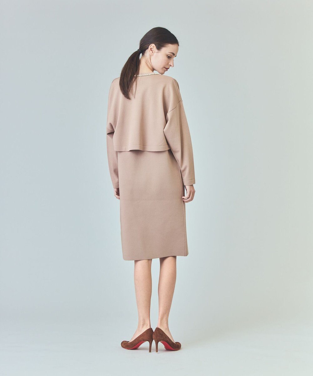 GRACE CONTINENTAL パールショートカーディガン 