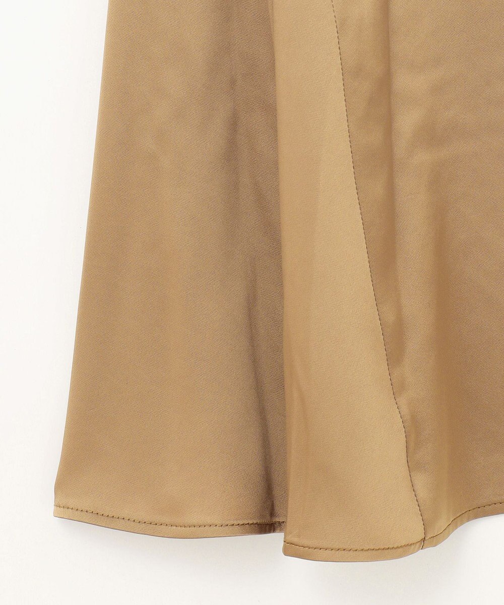 GRACE CONTINENTAL サテンミリタリーロングスカート