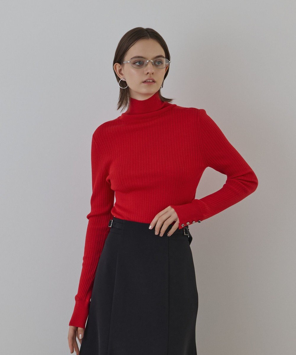 GRACE CONTINENTAL ウールハイゲージニットトップ 