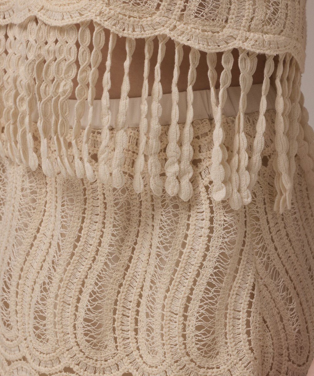 GRACE CONTINENTAL クロシェレースキャミ 