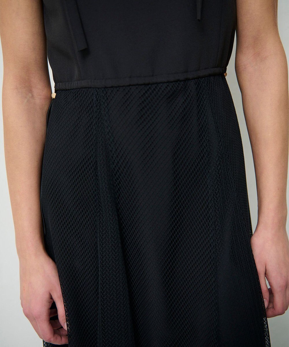 GRACE CONTINENTAL メッシュコンビキャミワンピース 