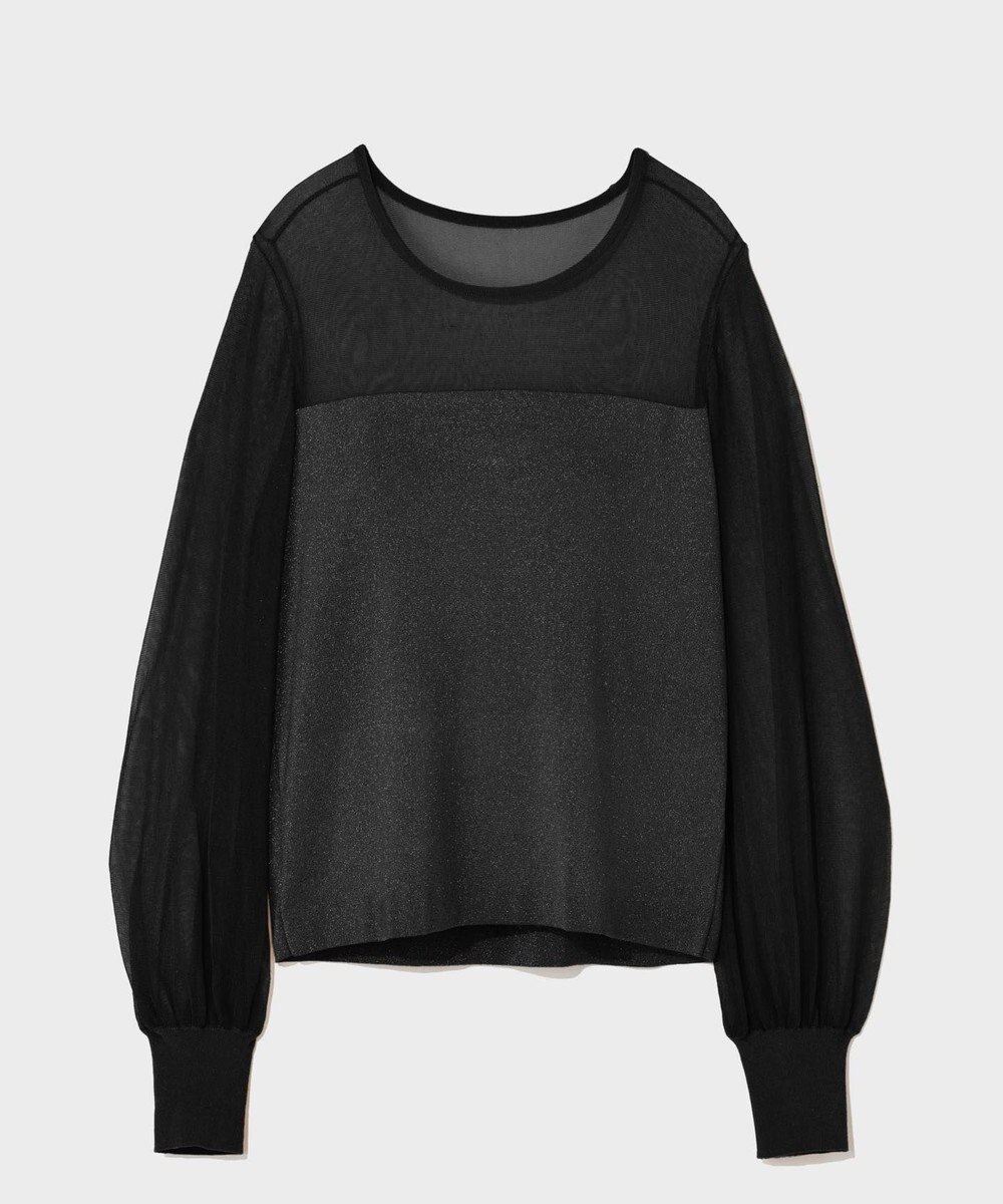 GRACE CONTINENTAL ラメコンビシアーニット 