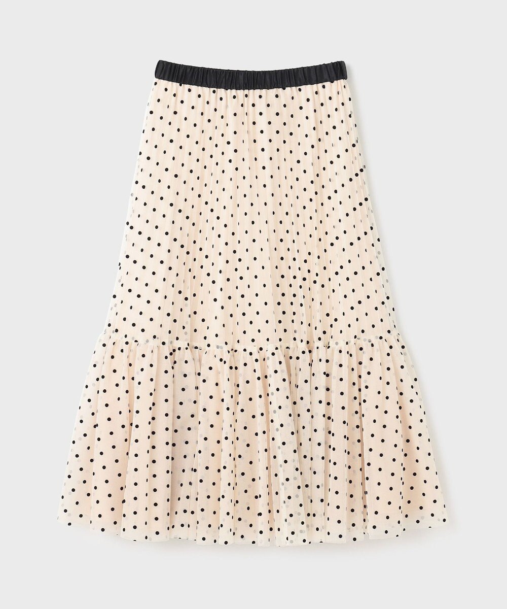 GRACE CONTINENTAL チュールドットスカート 