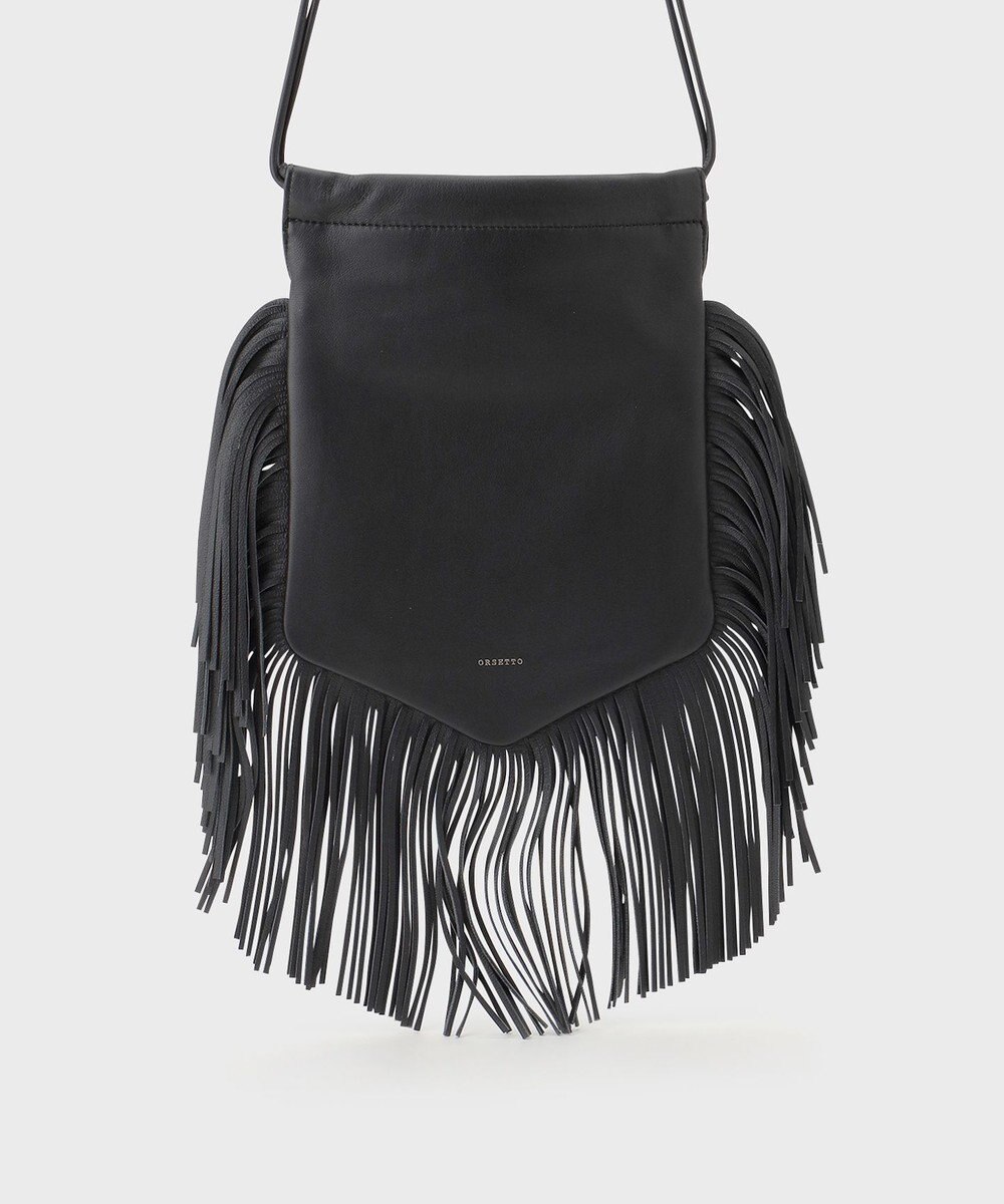 GRACE CONTINENTAL ORSETTO フリンジバッグ
