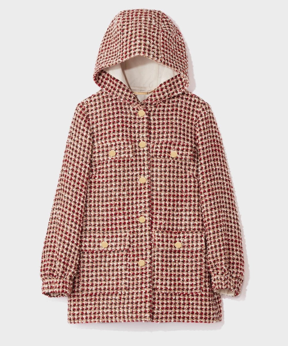 GRACE CONTINENTAL ツイードフードコート