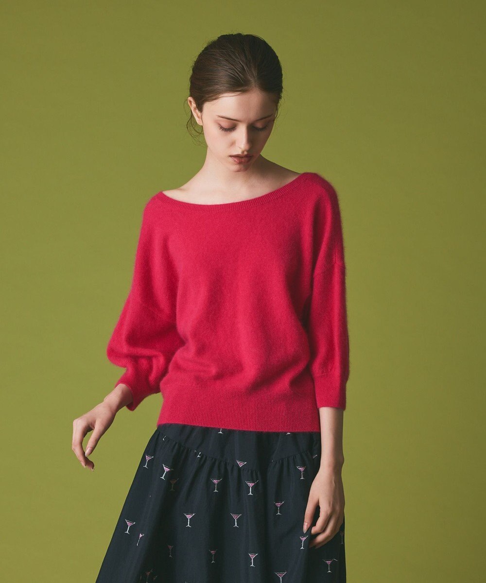 GRACE CONTINENTAL カシミヤファートップ 