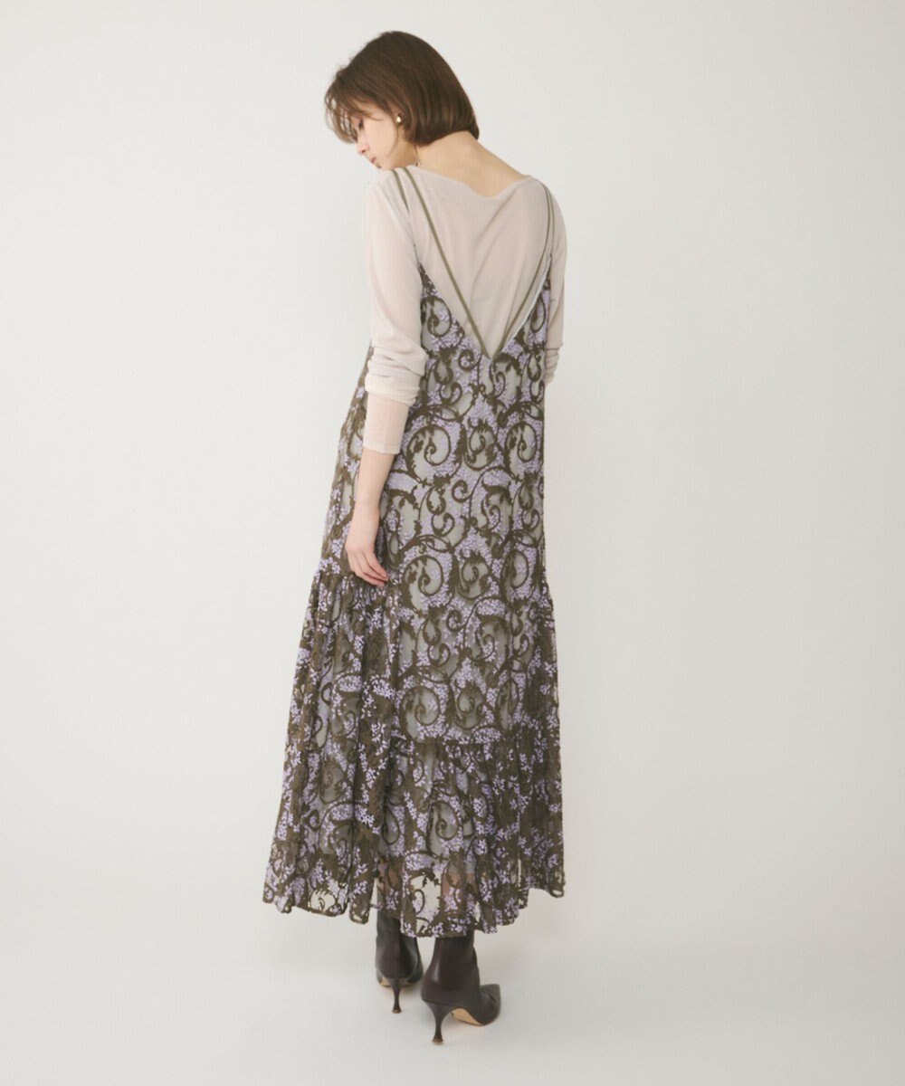 GRACE CONTINENTAL レースキャミロングワンピース 