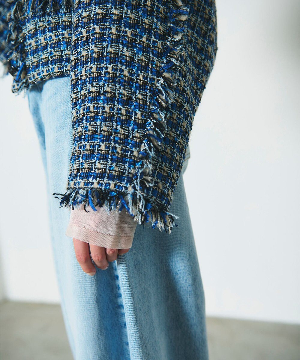 GRACE CONTINENTAL フリンジドルマンジャケット 