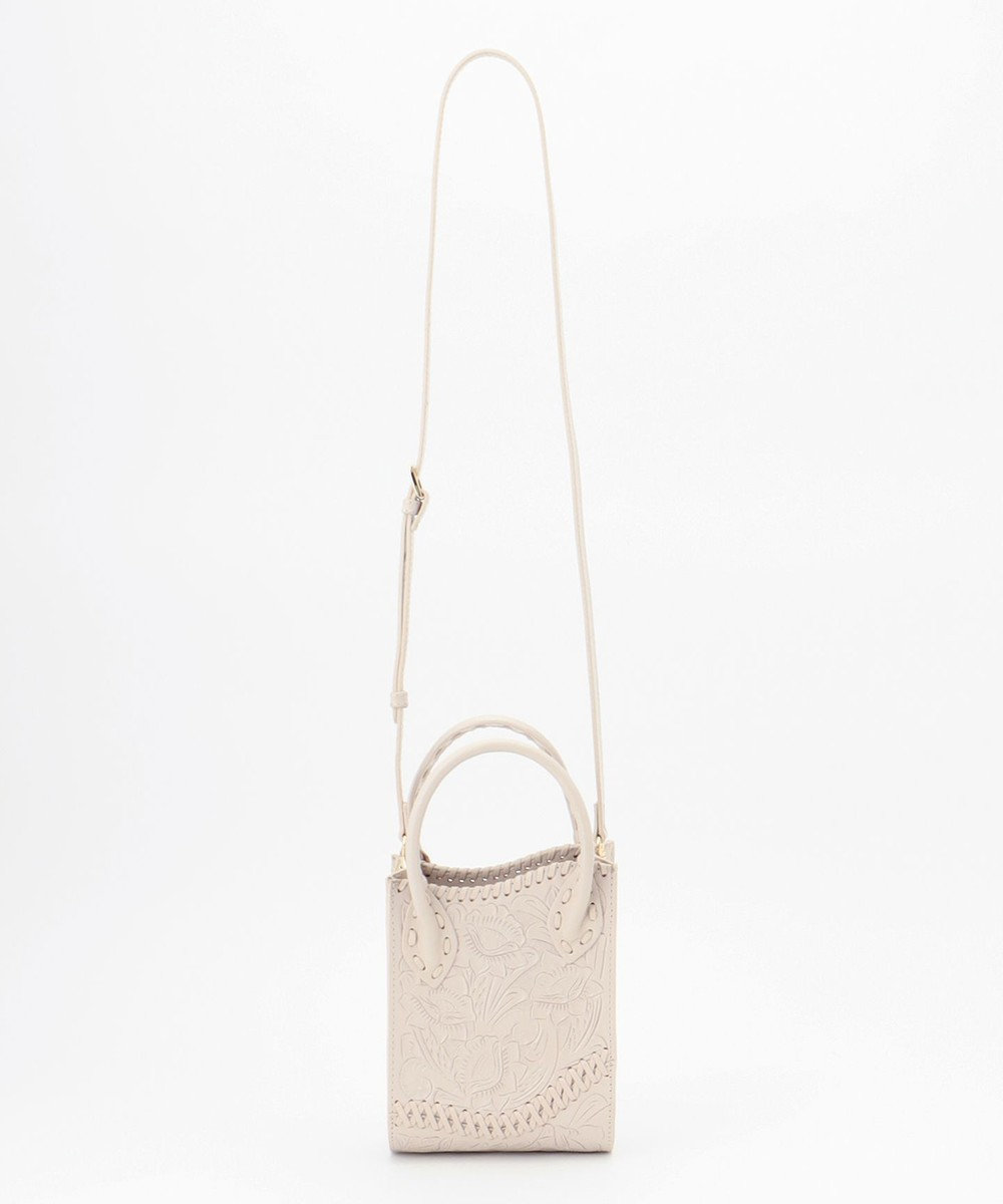 GRACE CONTINENTAL Handle tote bag エクリュ