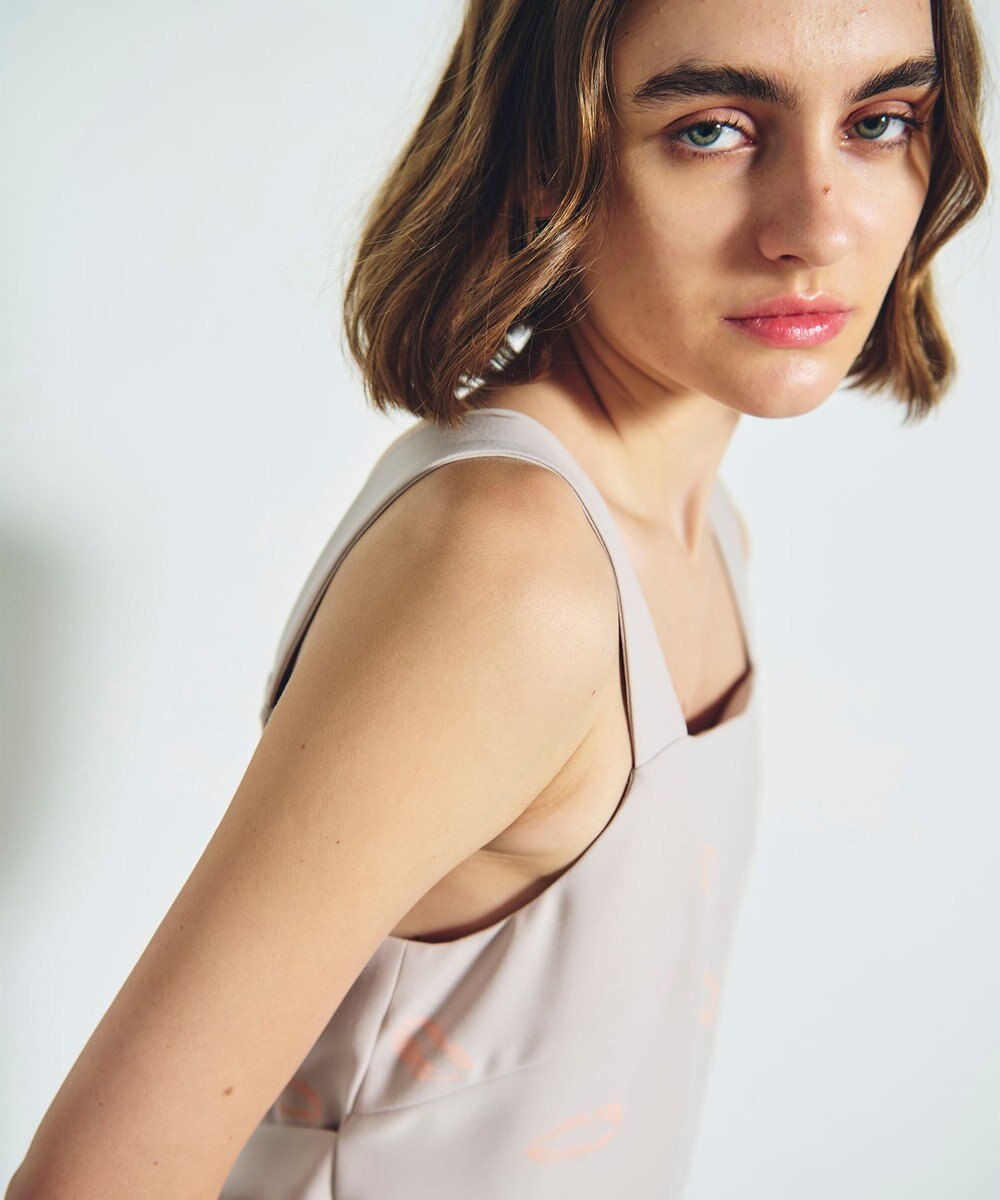 GRACE CONTINENTAL リップモチーフドレス 