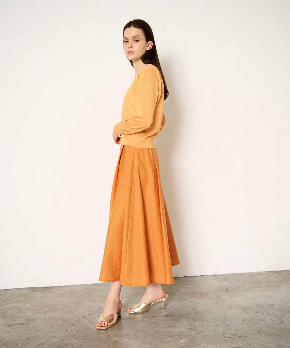 GRACE CONTINENTAL ラインVネックニットカーディガン