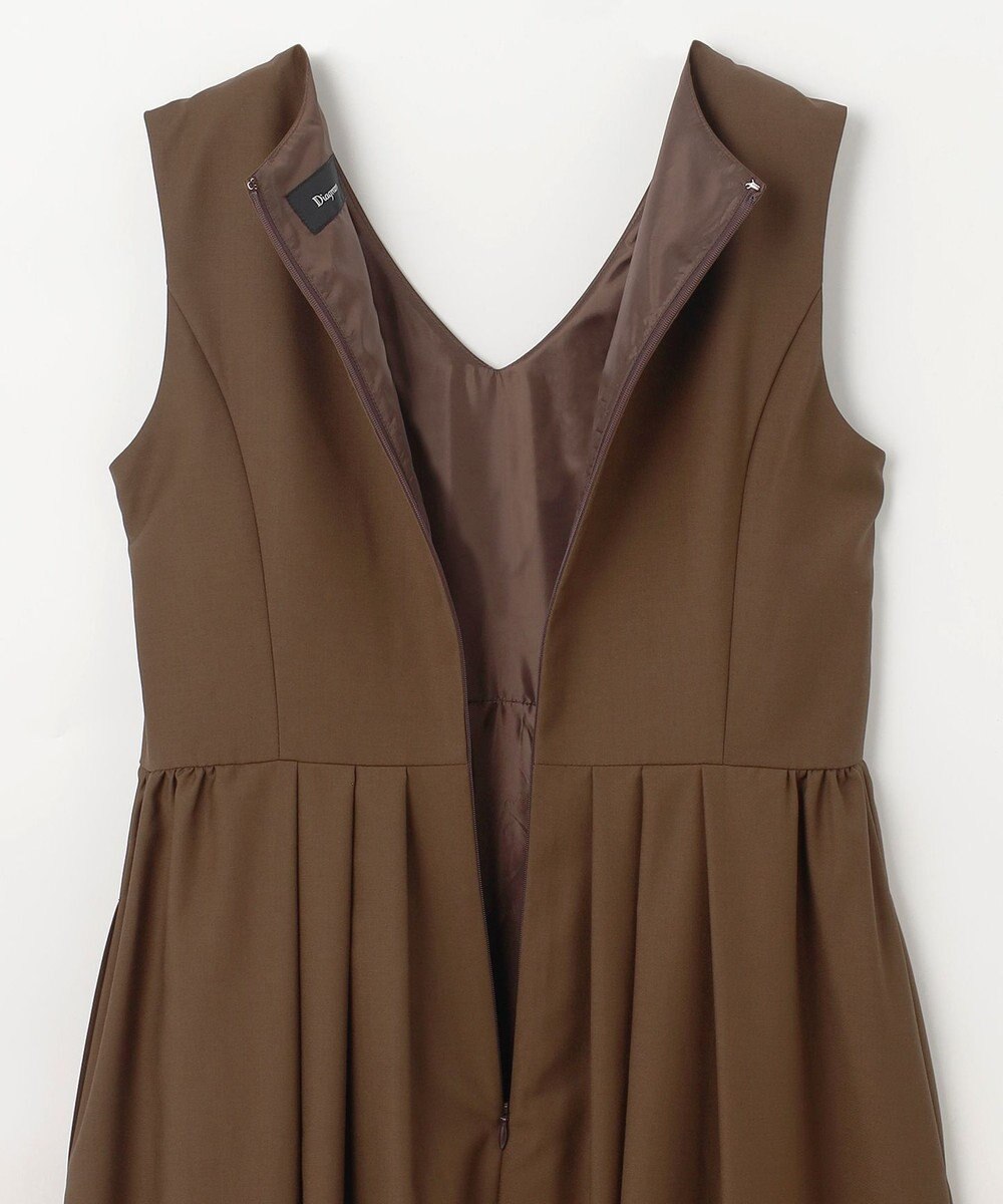 GRACE CONTINENTAL タックフレアロングワンピース 