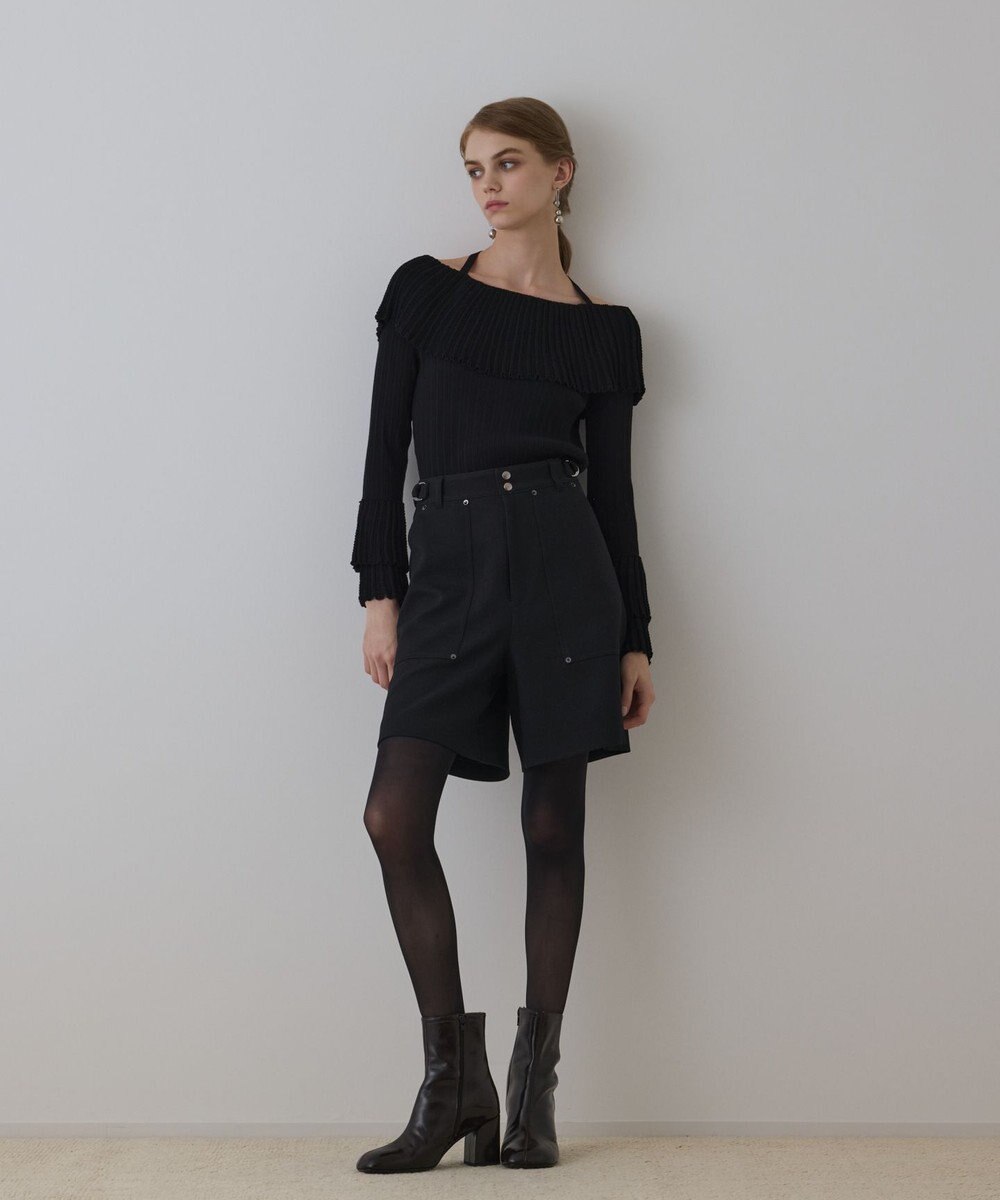 GRACE CONTINENTAL ツイーディーハーフパンツ 