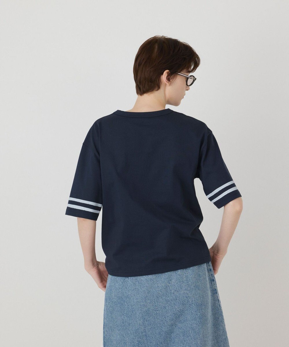 GRACE CONTINENTAL カレッジロゴプリントTシャツ 