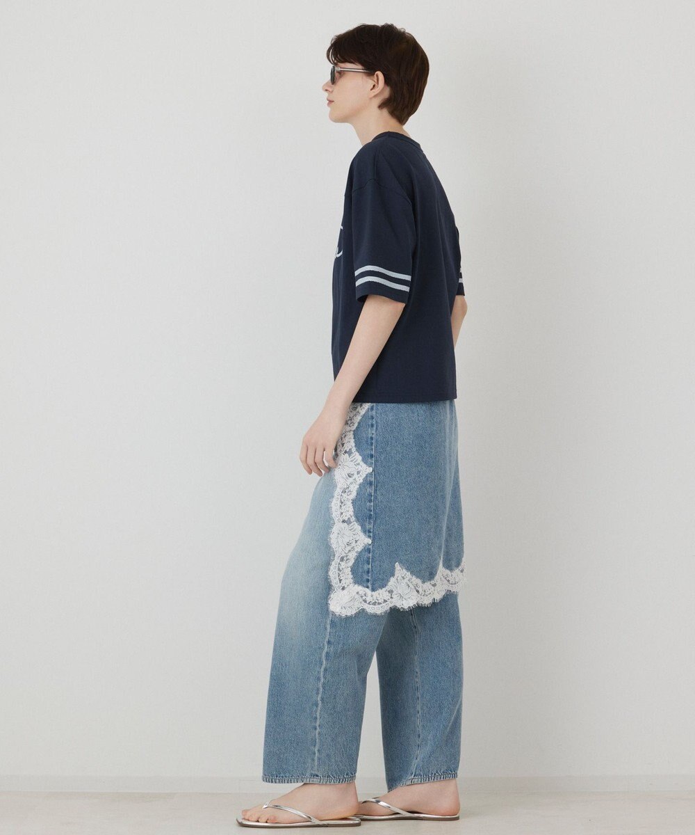 GRACE CONTINENTAL カレッジロゴプリントTシャツ 