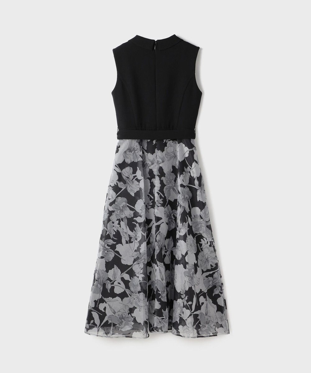 GRACE CONTINENTAL カシュクールフラワープリントワンピース 