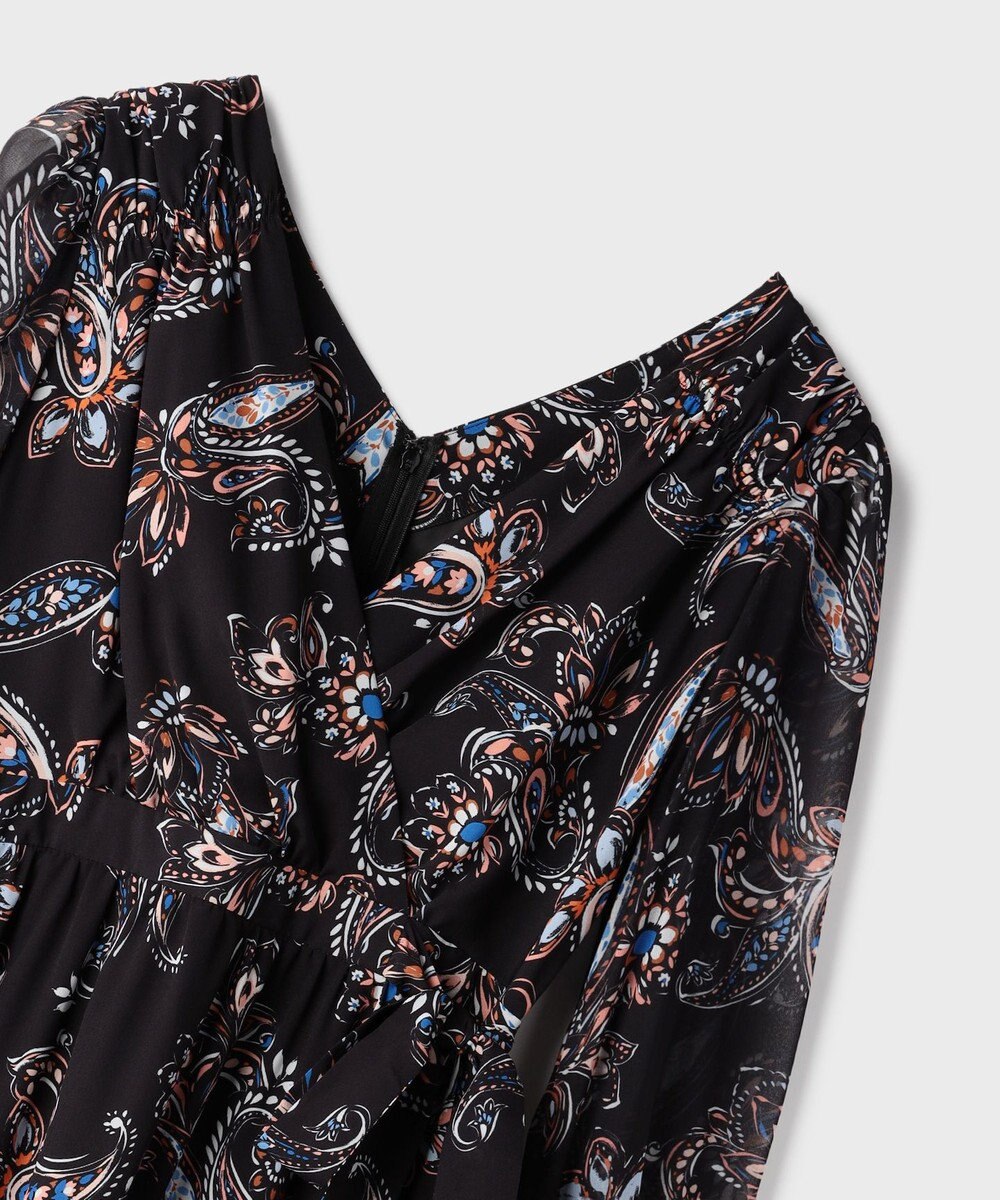 GRACE CONTINENTAL ペイズリーカシュクールワンピース 