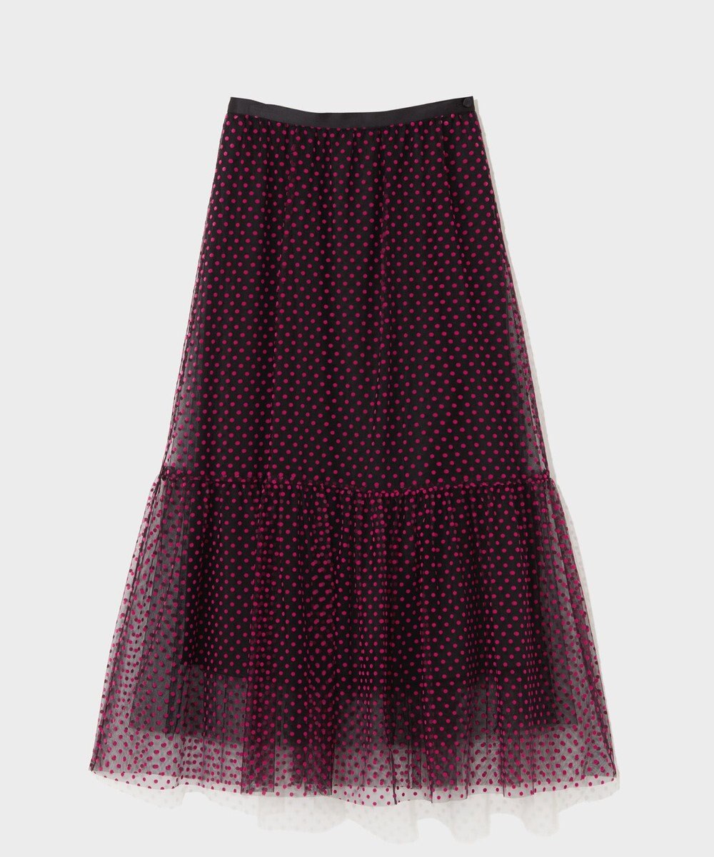 GRACE CONTINENTAL フロッキーチュールスカート
