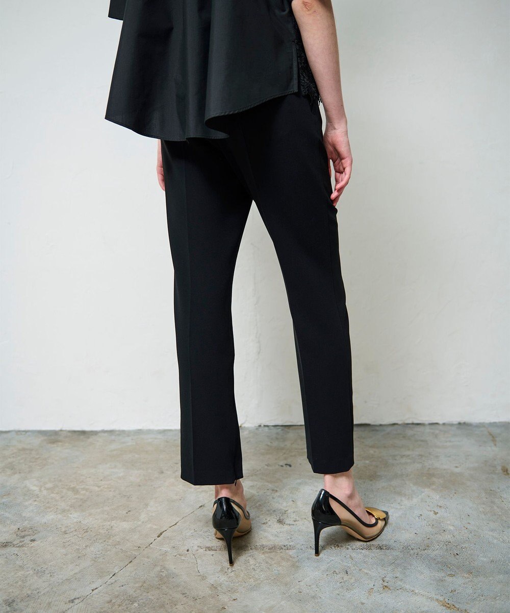 GRACE CONTINENTAL ダブルクロススリムパンツ 