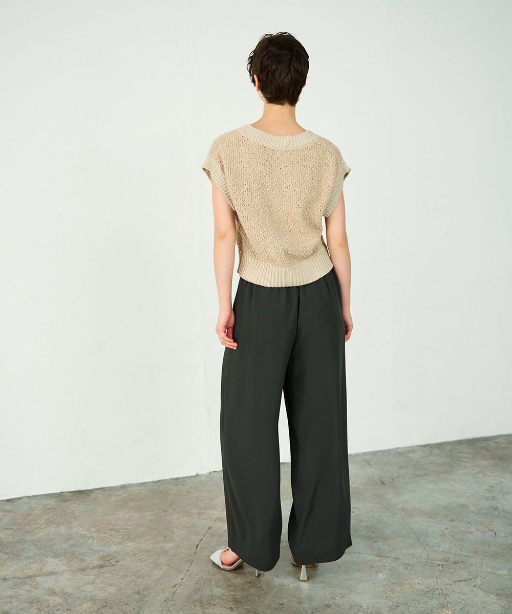 GRACE CONTINENTAL カノコショートニットトップ