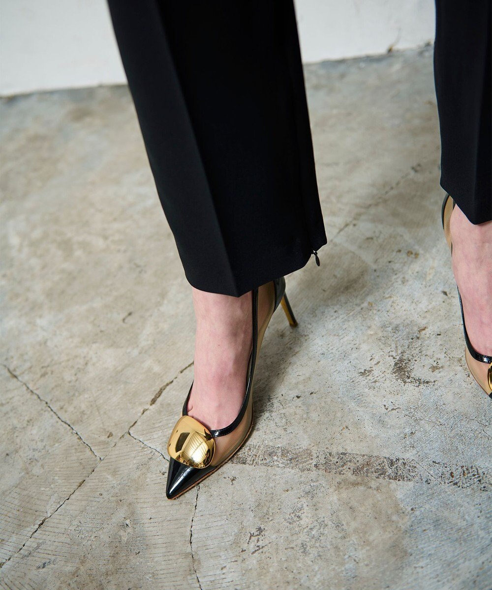 GRACE CONTINENTAL ダブルクロススリムパンツ 