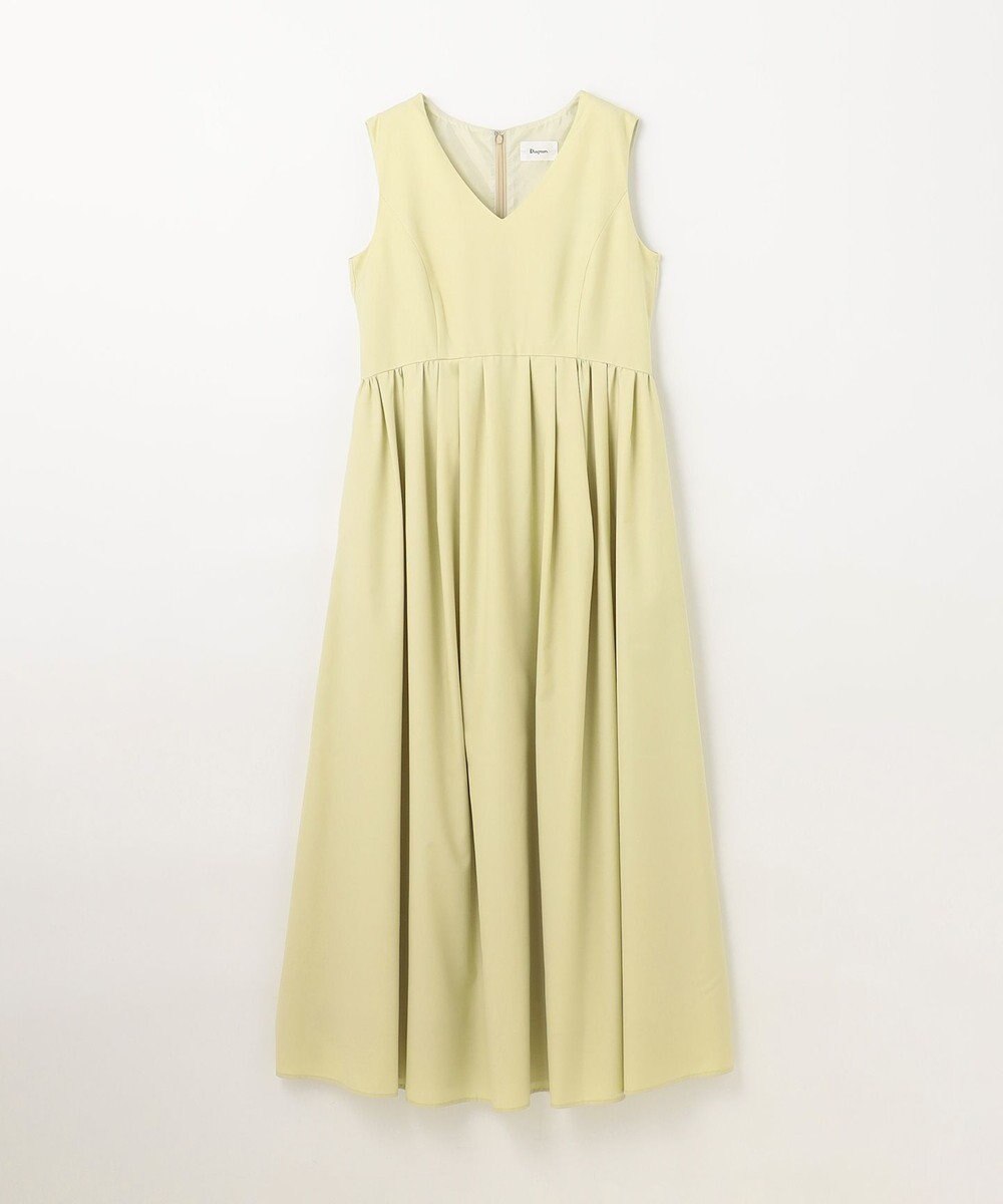 GRACE CONTINENTAL タックフレアロングワンピース 