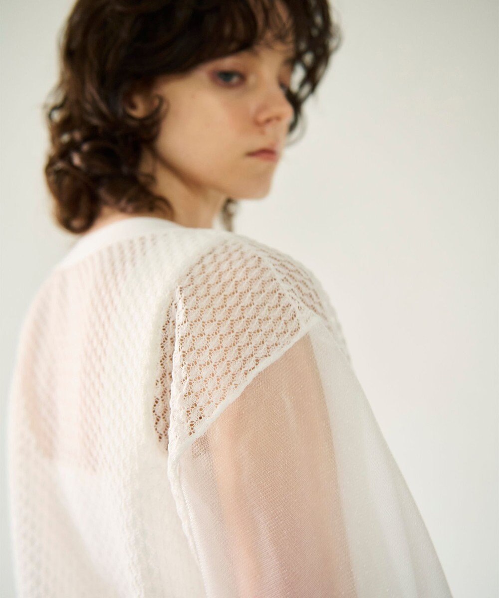 GRACE CONTINENTAL シアードルマンニットカーディガン 