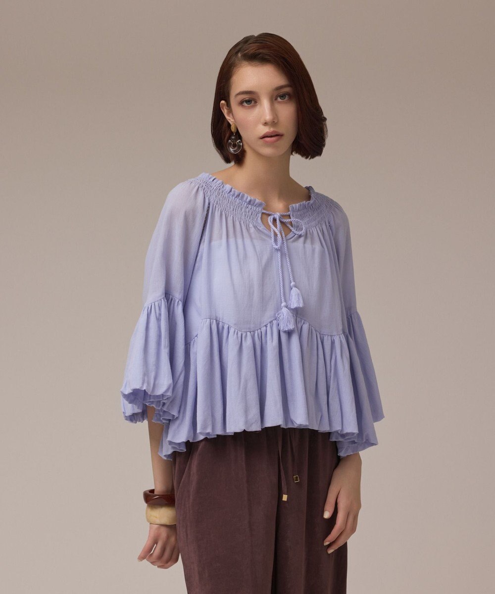 GRACE CONTINENTAL バルーンカフタントップ 