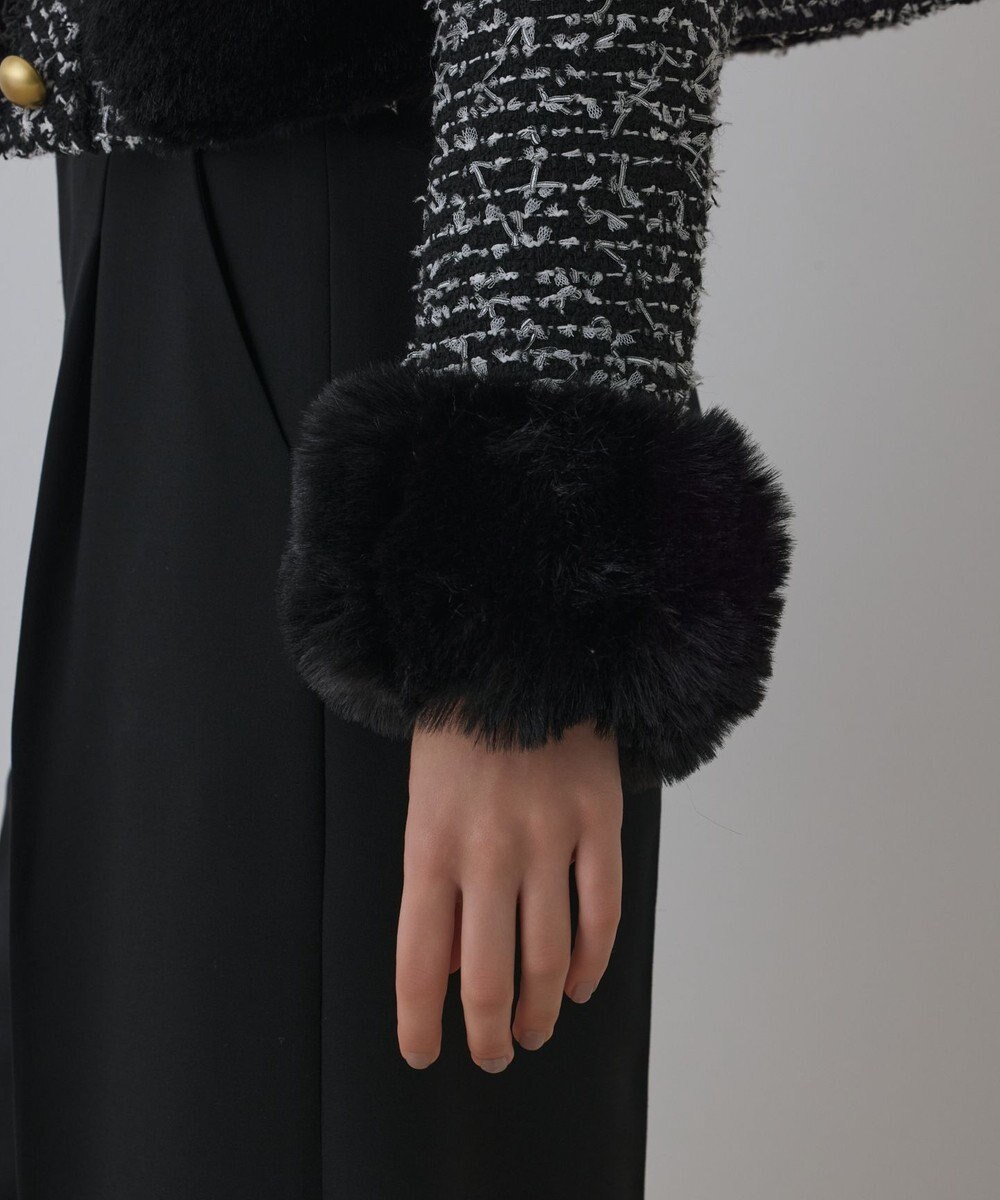 GRACE CONTINENTAL ツイードコンビジャケット 