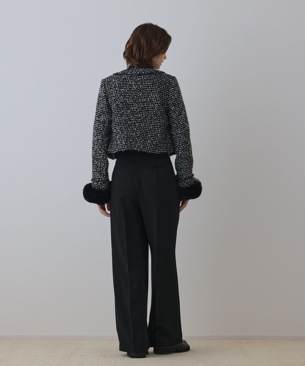 GRACE CONTINENTAL ツイードコンビジャケット 