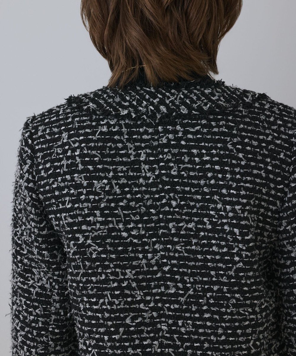 GRACE CONTINENTAL ツイードコンビジャケット 