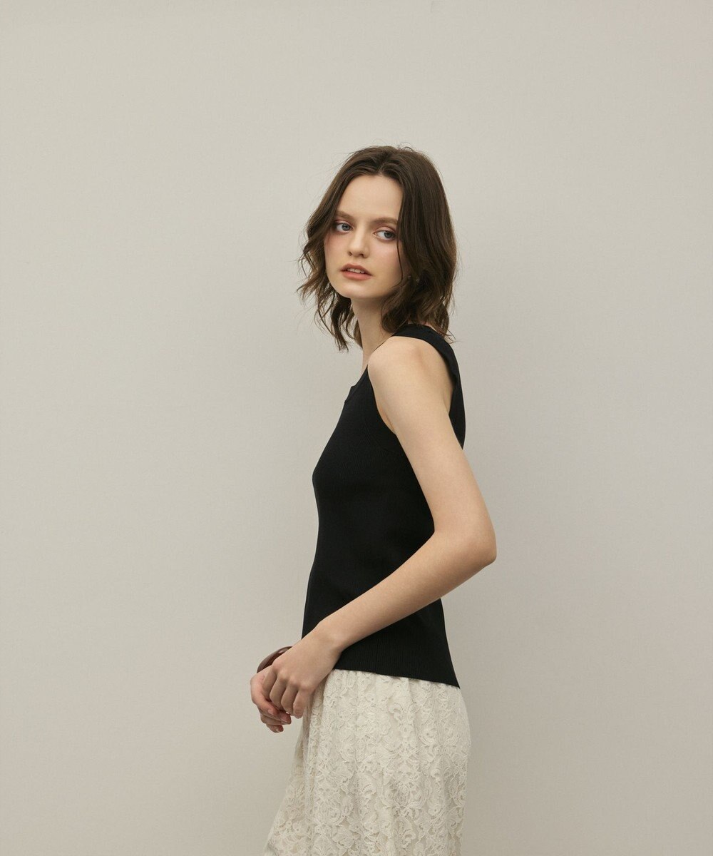 GRACE CONTINENTAL リブニットタンクトップ 