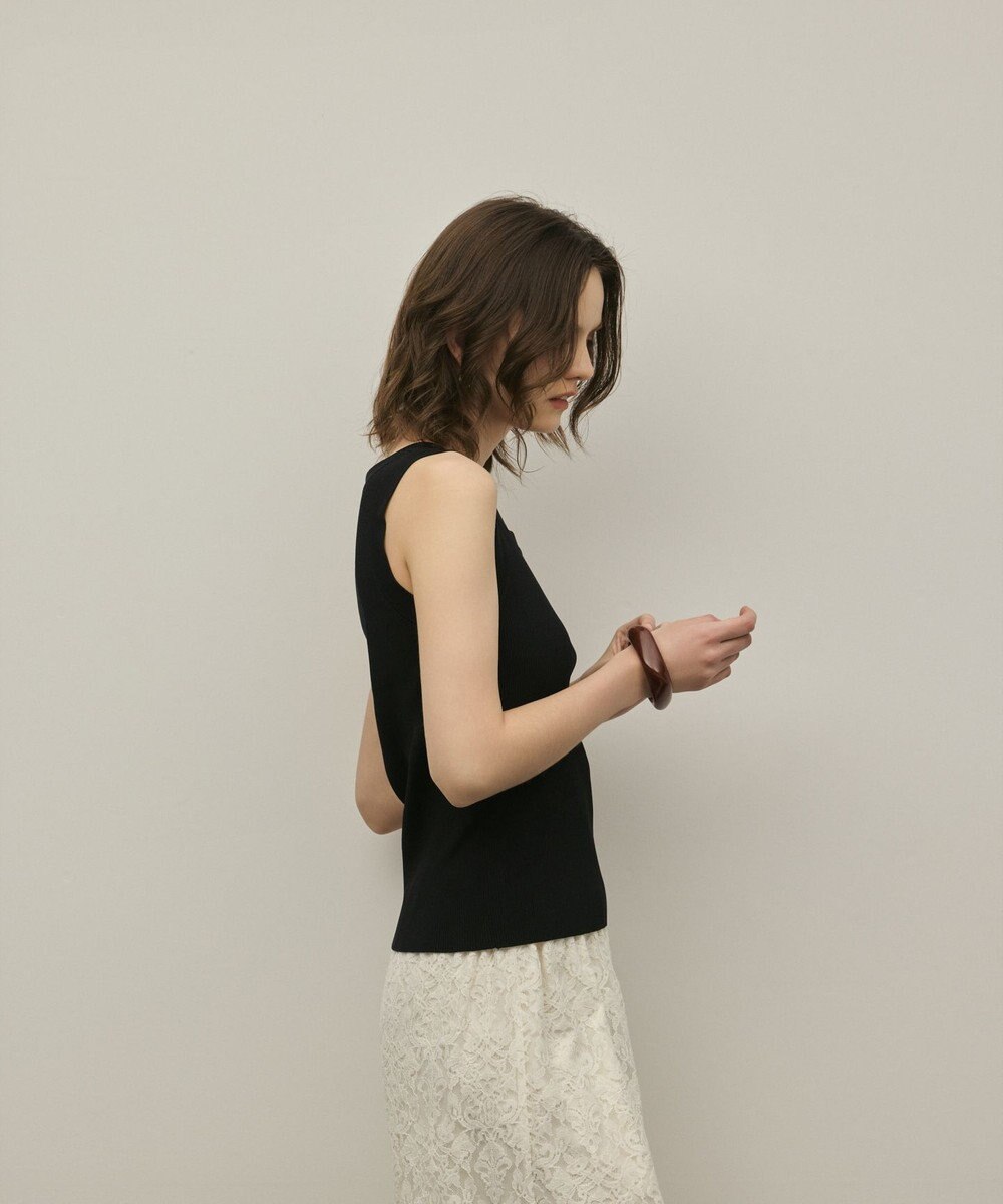 GRACE CONTINENTAL リブニットタンクトップ 