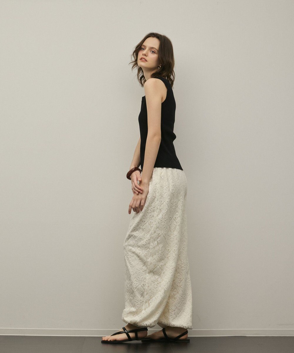 GRACE CONTINENTAL リブニットタンクトップ 