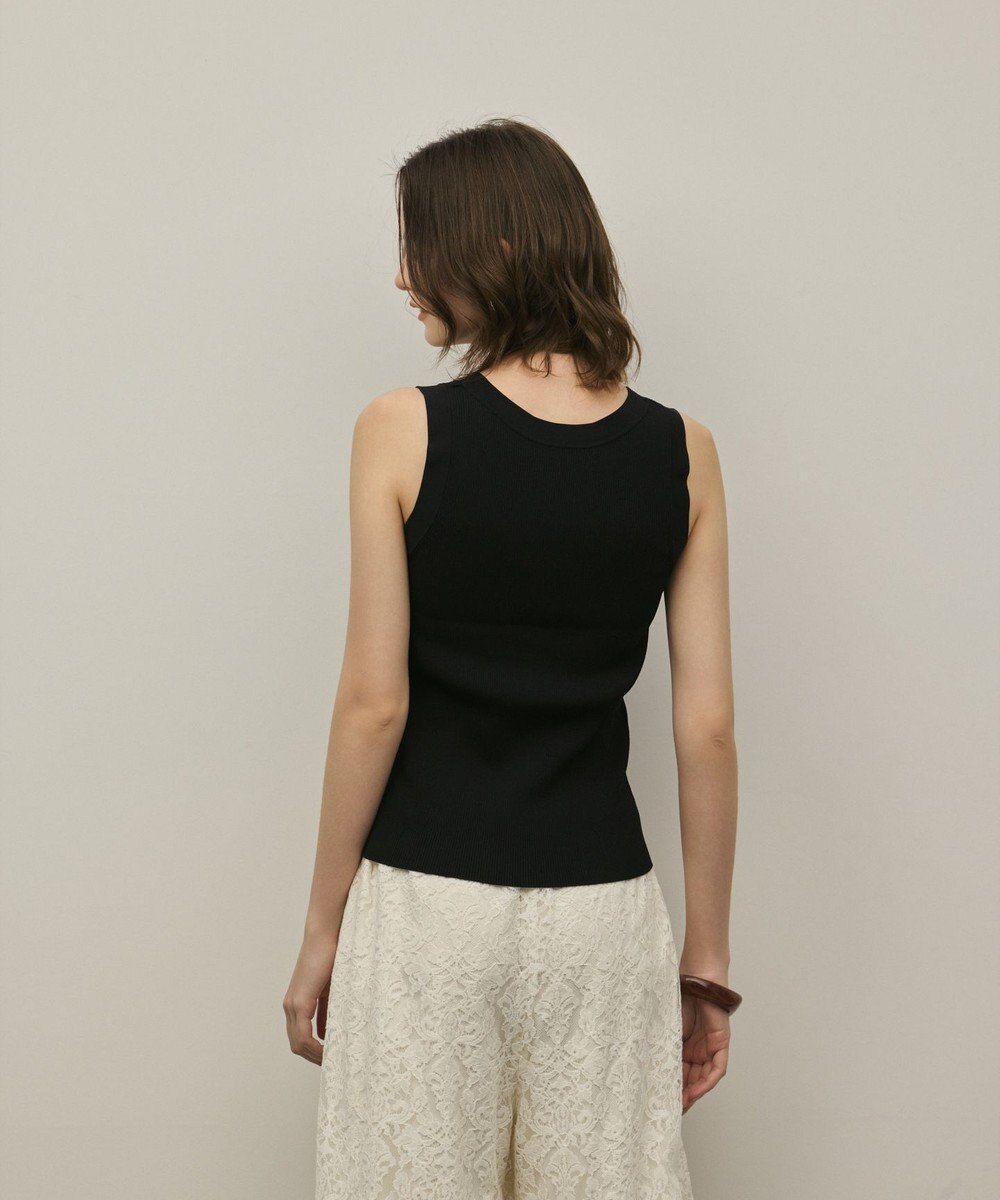 GRACE CONTINENTAL リブニットタンクトップ 