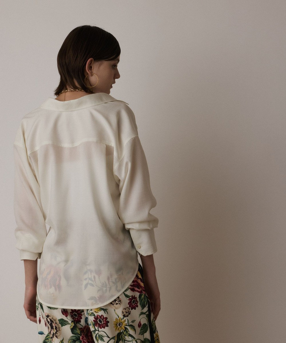 GRACE CONTINENTAL / グレースコンチネンタル シアー2wayウエスタンシャツ シアー2wayウエスタンシャツ / GRACE CONTINENTAL | GRACE