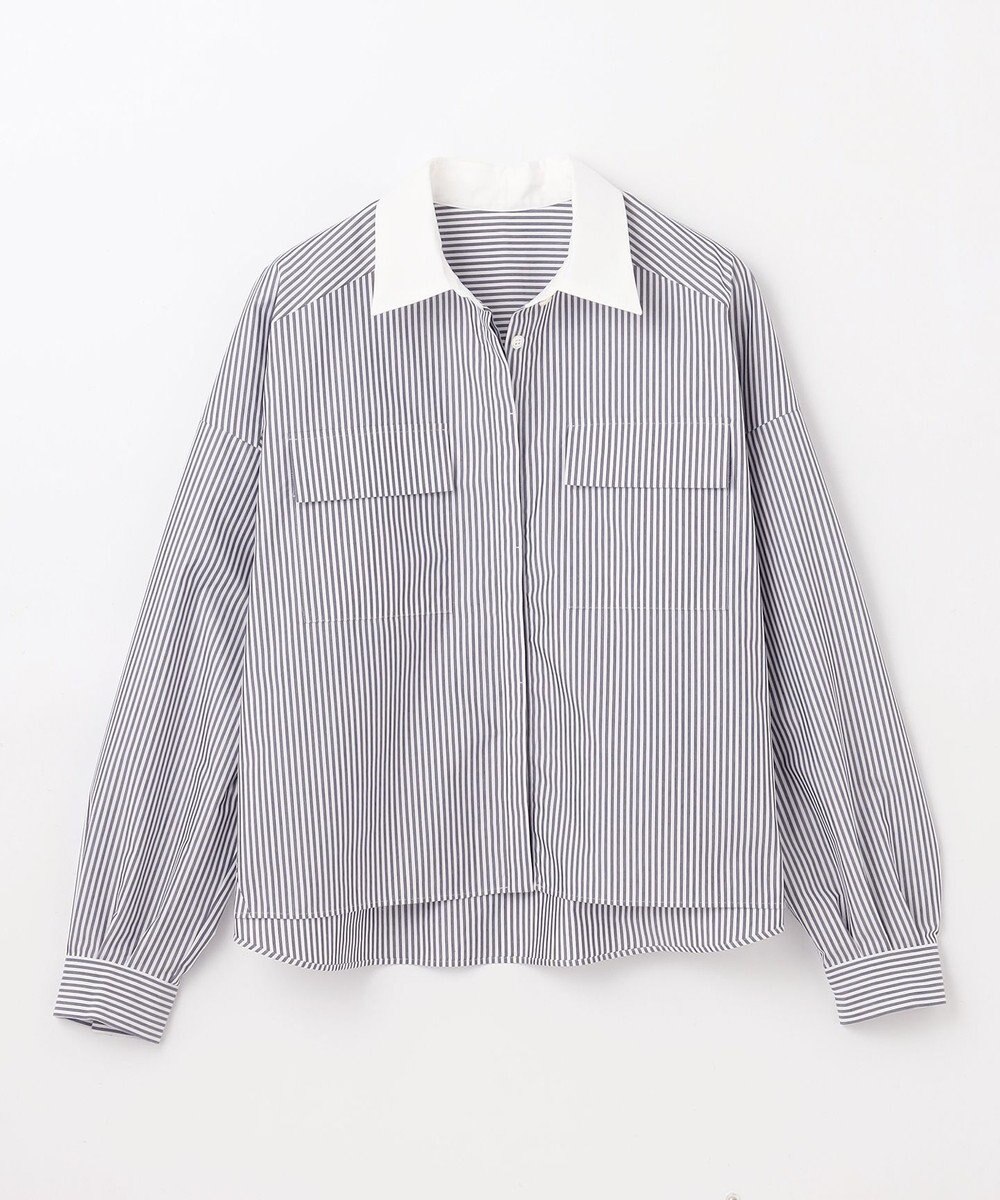 GRACE CONTINENTAL バックコンシャスシャツ 