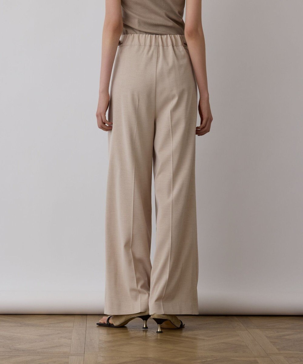 GRACE CONTINENTAL スラブストレッチタックパンツ 