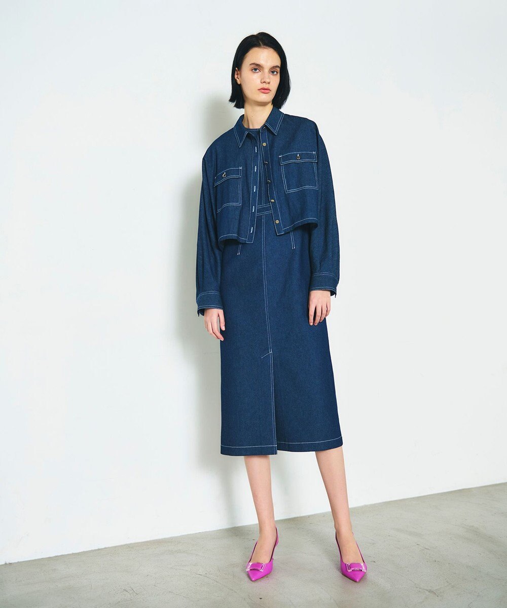 GRACE CONTINENTAL セットデニムワンピース