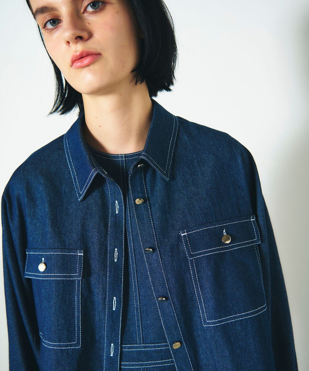 GRACE CONTINENTAL セットデニムワンピース