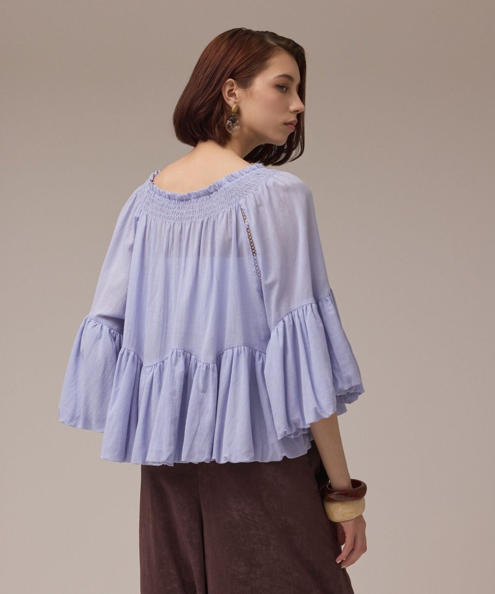 GRACE CONTINENTAL バルーンカフタントップ 