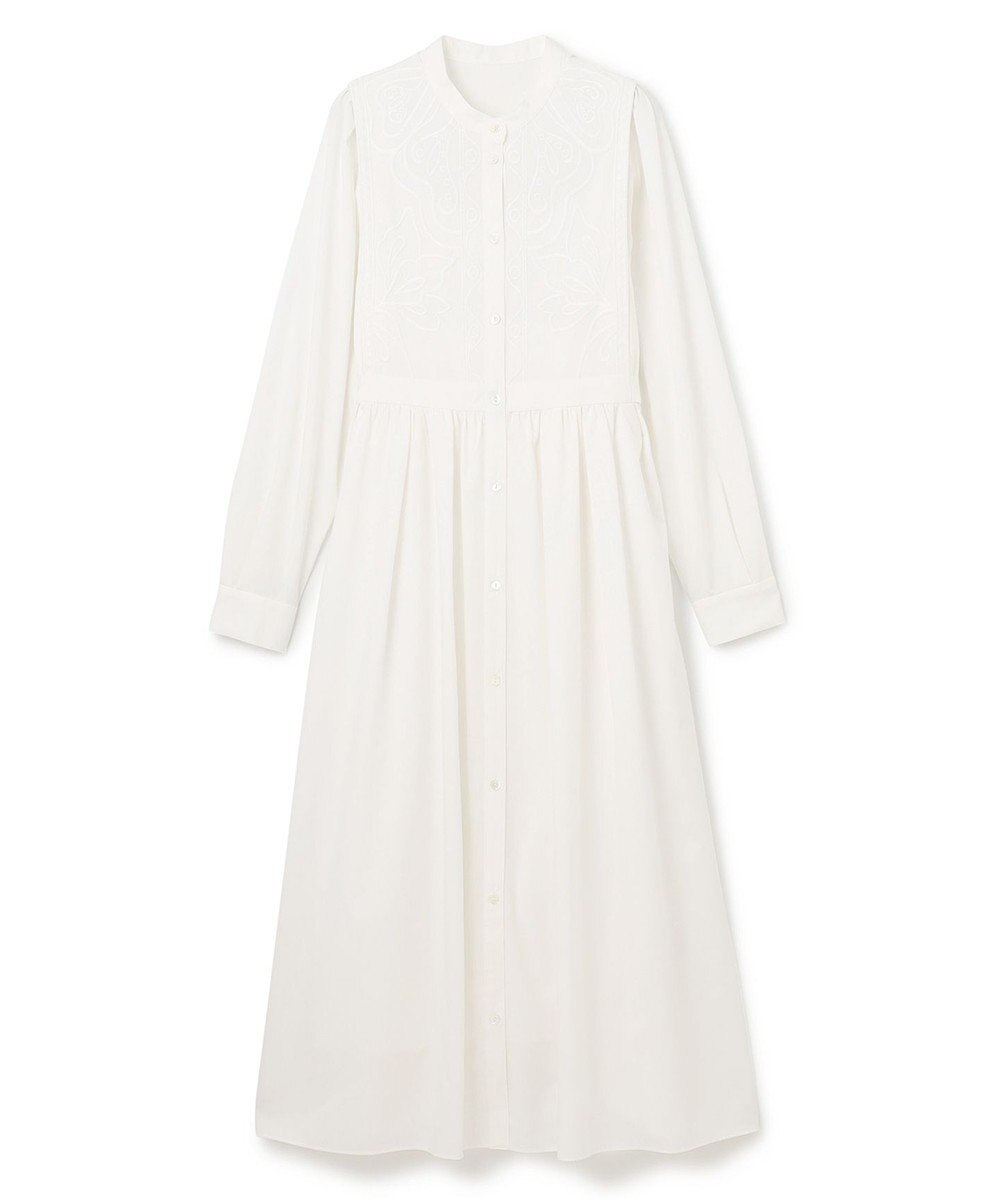 GRACE CONTINENTAL 刺繍シャツワンピース 