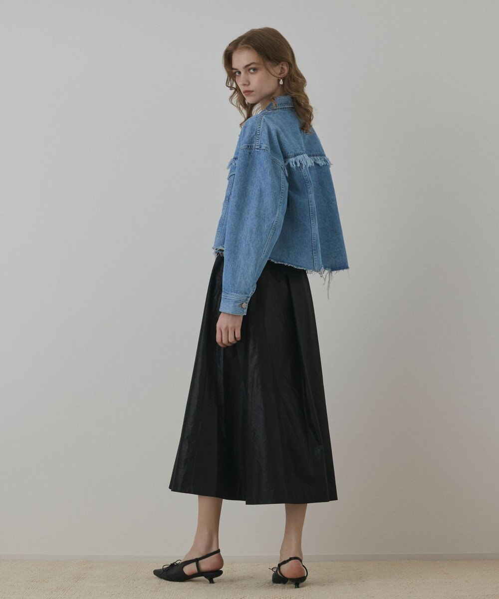 GRACE CONTINENTAL フリンジデニムジャケット 