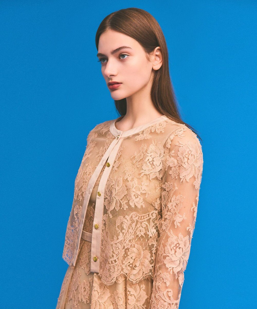 GRACE CONTINENTAL リバーレースジャケット 