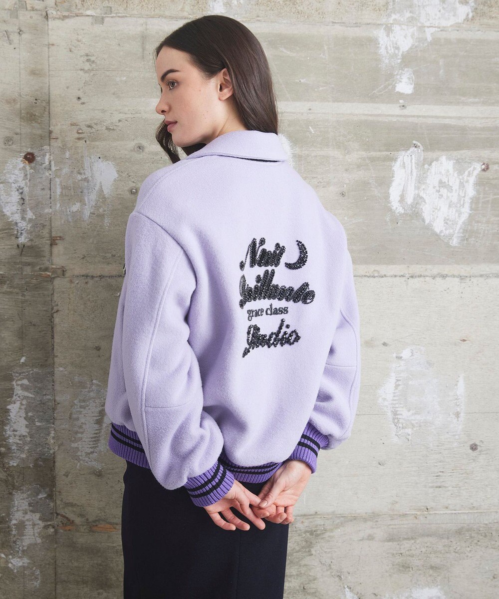 GRACE CONTINENTAL バーシティembジャケット 