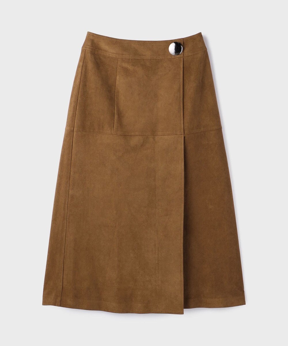 GRACE CONTINENTAL フェイクスウェードフレアスカート 