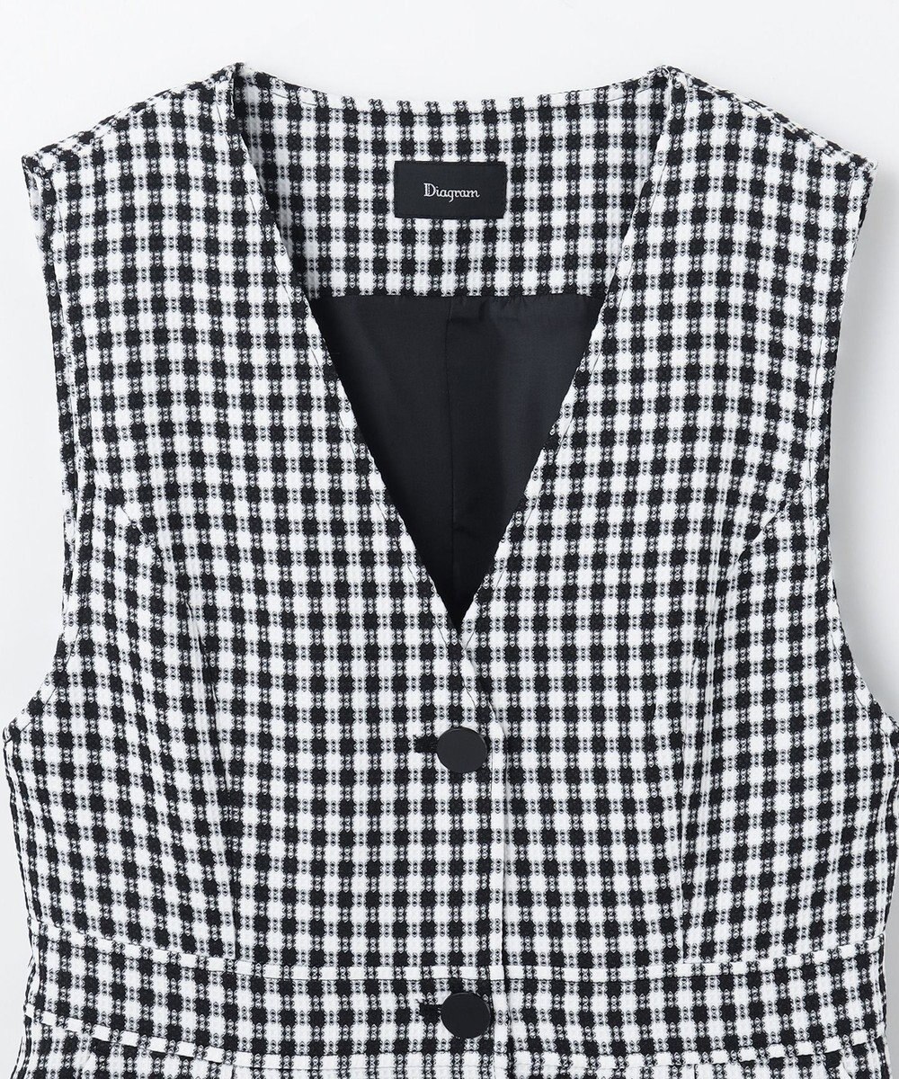 GRACE CONTINENTAL チェックジャンパースカート