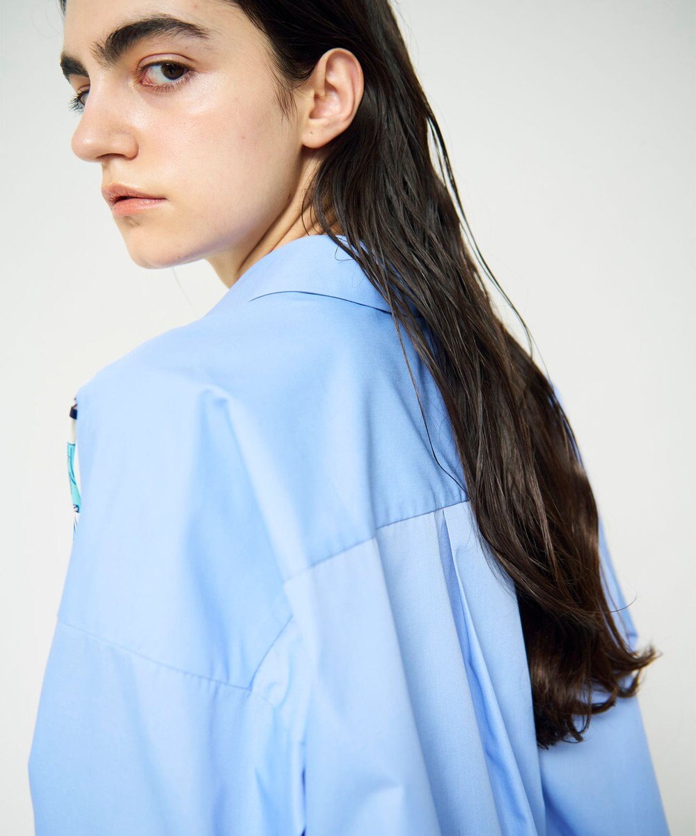 GRACE CONTINENTAL マリンスカーフコンビシャツ 