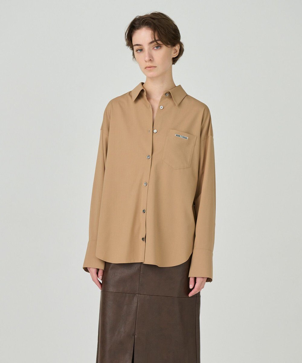 GRACE CONTINENTAL ポケット付オーバーシャツ