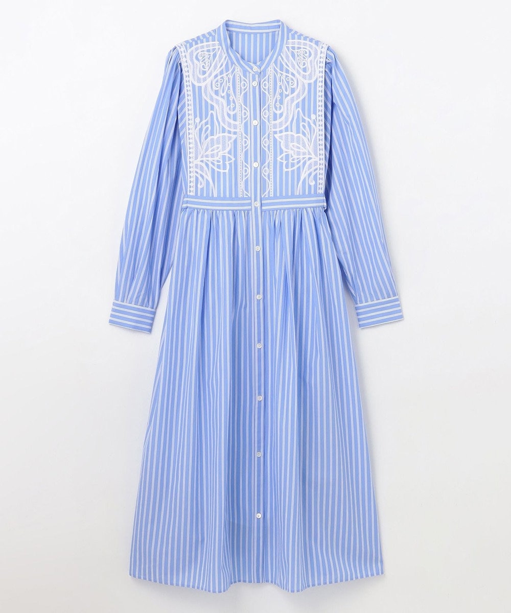 GRACE CONTINENTAL 刺繍シャツワンピース